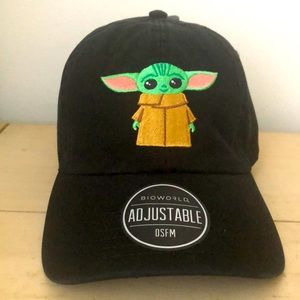 The Mandalorian Groku black adjustable cap 🧢